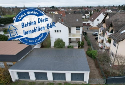 Babenhausen Teure Häuser DIETZ: 6-Parteienhaus 4 Garagen! 2 von 6 Einheiten vermietet - Daher auch für Eigennutzer! Haus kaufen