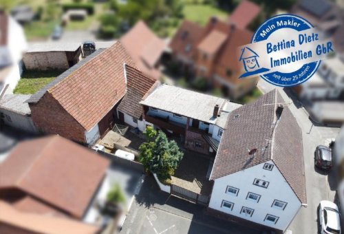 Schaafheim Suche Immobilie DIETZ: Einfamilienhaus mit Nebengebäude Scheunen und überdachten Flächen INKLUSIVE BAUGRUNDSTÜCK! Haus kaufen