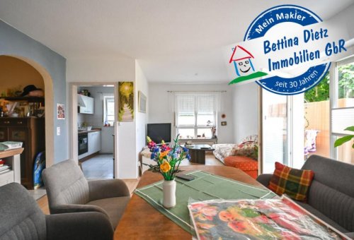 Eppertshausen Wohnungen DIETZ: Gepflegte 2 Zimmer - Erdgeschosswohnung mit Balkon und Kellerraum in Eppertshausen! Wohnung kaufen