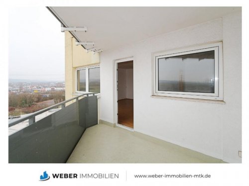 Hattersheim am Main Terrassenwohnung ++ 12.OG mit grandiosem Weitblick, ZWEI Balkonen und sep. Einzelgarage ++ Wohnung kaufen