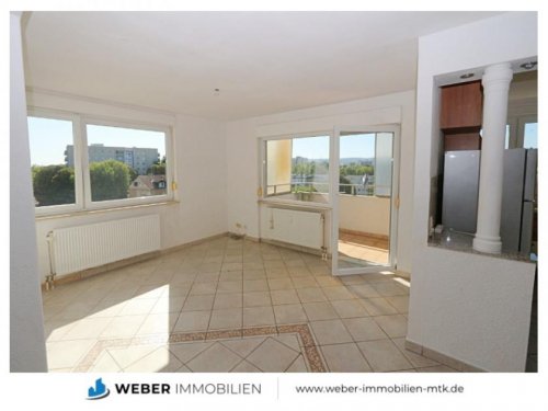 Hattersheim am Main Immobilien LUFTIGE 2 ZKB mit halboffener Küche, TAGESLICHT-Bad, 2 Balkonen und TG-Stellplatz Wohnung kaufen
