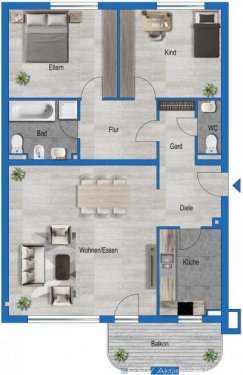 Saarbrücken Wohnungen Großzügige Eigentumswohnung in St. Johann Wohnung kaufen