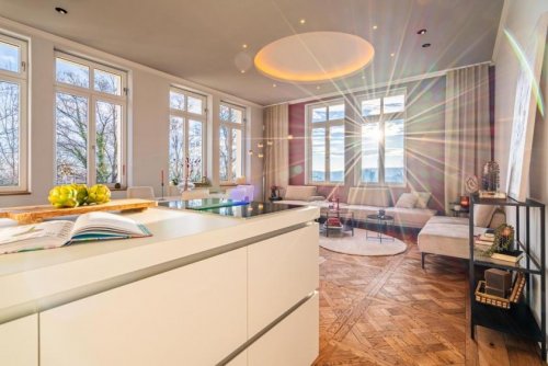 Stuttgart Teure Wohnungen EINZIGARTIGE EXKLUSIVLAGE - 3-ZIMMER HOCHPARTERRE MIT WELLNESSBAD UND LOGGIA Wohnung kaufen