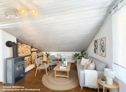 Mössingen 5-Zimmer Wohnung DG-Traum in Belsen: 4,5 Zimmer, Kamin, Wallbox & sonnige Loggia Wohnung kaufen