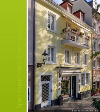 Baden-Baden Immobilien Denkmalgeschütztes Wohn- und Geschäftshaus in Innenstadtlage Haus kaufen