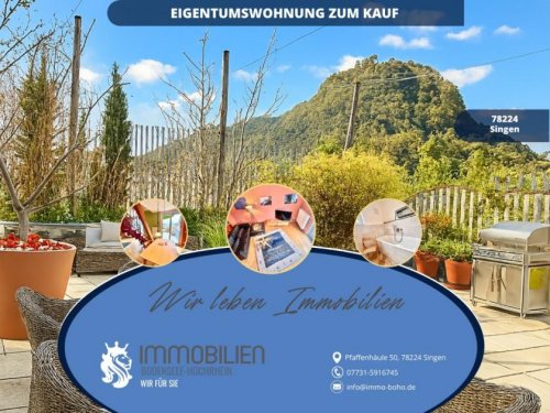 Singen (Hohentwiel) Etagenwohnung Hohentwiel-Panorama inklusive: Exklusive Maisonette mit XL-Terrasse in Singen-Nord Wohnung kaufen