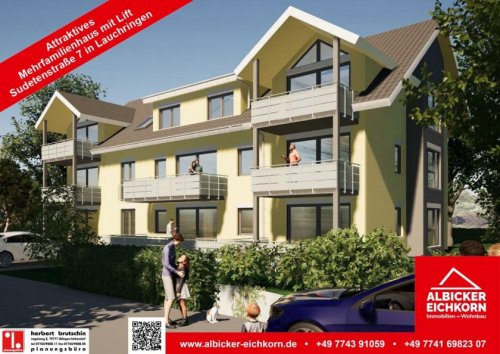 Lauchringen 4 Zi. DG mit Balkon ca.99 m² - Wohnung 7 - Sudetenstr. 7, 79787 Lauchringen - Neubau Wohnung kaufen