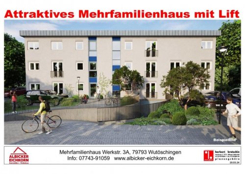 Wutöschingen Inserate von Wohnungen 3 Zi. OG mit Balkon ca. 91 m² - Wohnung 4 - Werkstraße 3a, 79793 Wutöschingen - Neubau Wohnung kaufen