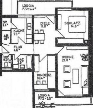 München 3-Zimmer Wohnung Kapitalanlage: Gut vermiete ETW M-Perlach, 84 qm, Bj. 72, Garage Wohnung kaufen