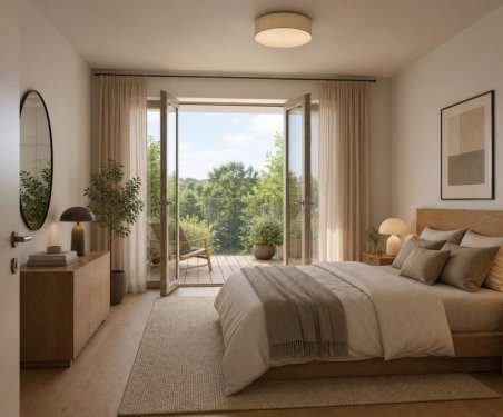 München 2-Zimmer Wohnung Bogenhausener Höfe: 2-Zimmer-Wohnung nach eigenen Wünschen planbar - mit Fernblick Wohnung kaufen