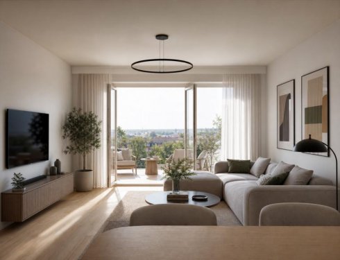 München Neubau Wohnungen Bogenhausener Höfe: 3-Zimmer-Wohnung nach eigenen Wünschen planbar - mit Fernblick Wohnung kaufen