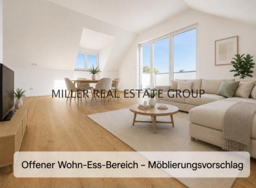 Ingolstadt Teure Wohnungen Exklusive Neubau-Dachgeschosswohnung in Ingolstadt-Unterhaunstadt - ca. 116 m², Erstbezug, KfW 55 & zwei separat nutzbare