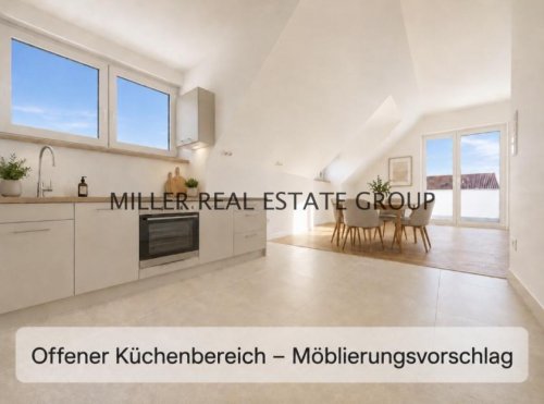 Ingolstadt Wohnungen Exklusive Neubau-Dachgeschosswohnung in Ingolstadt-Unterhaunstadt - ca. 116 m², Erstbezug, KfW 55 & zwei separat nutzbare