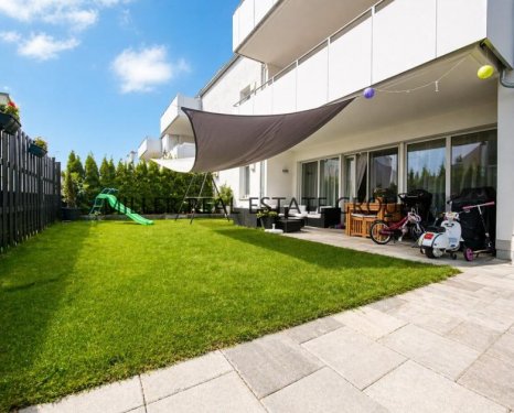 Kösching 4-Zimmer Wohnung Moderne 4-Zimmer-Erdgeschosswohnung mit Privatgarten, Terrasse & zwei Tiefgaragenstellplätzen! Wohnung kaufen