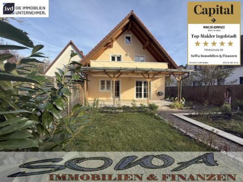 Neuburg an der Donau Haus Einzugsbereit! Zentrumsnahes Einfamilienhaus mit guter Raumaufteilung und einer großen Garage im Englischen Garten in Neuburg -