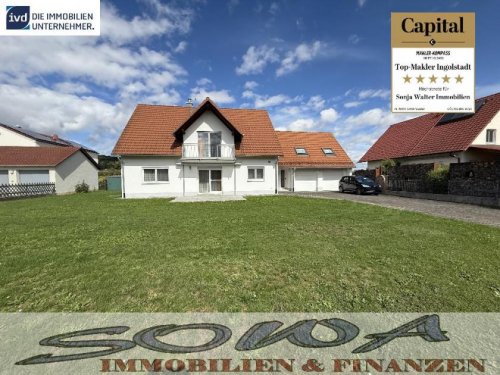Neuburg an der Donau Immobilien Einzugsbereites Zweifamilienhaus mit Keller, Doppelgarage und Wärmepumpe - Ein Objekt von SOWA Immobilien und Finanzen Haus