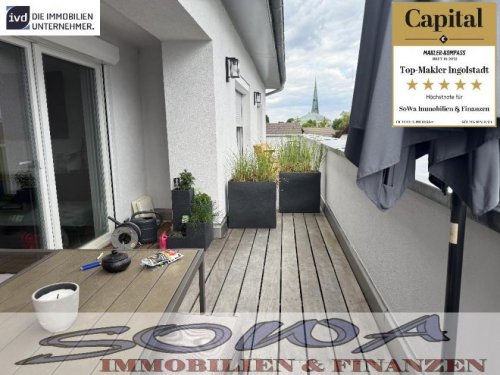 Neuburg an der Donau Immobilien Exklusive 3,5 Zimmer Penthouse Wohnung mit Dachterrasse und TG-Stellplatz in Neuburg - Zentrumsnah! - Ein Objekt von Ihrem SOWA