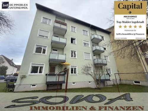 Neuburg an der Donau Wohnungen im Erdgeschoss Gut geschnittene 3 Zimmer Wohnung mit Balkon in Neuburg - Ein Objekt von Ihrem Immobilienpartner SOWA Immobilien und Finanzen