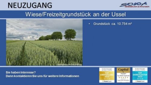 Rennertshofen Immobilien Großzügige Wiese/Freizeitgrundstück in Rennertshofen - Stepperg an der Ussel zu verkaufen - Ein Objekt von SOWA Immobilien