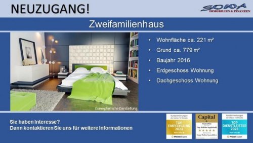 Rohrenfels Häuser Modernes Zweifamilienhaus mit Garten in Rohrenfels zu verkaufen - Ein Objekt von Ihrem Immobilienpartner SOWA Immobilien und