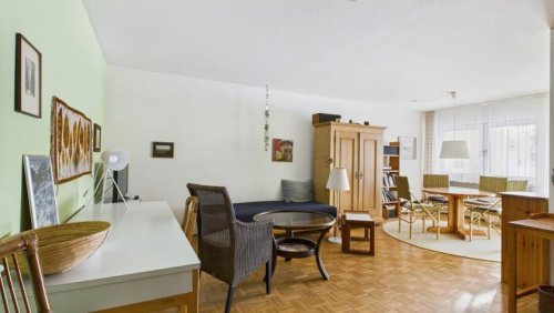 Isny im Allgäu Barrierearm, stadtnah, grün: 2-Zimmer-Erdgeschosswohnung mit Terrasse und Gartenblick Wohnung kaufen