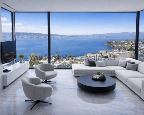 Wollerau Immobilien Ihr Traumhaus mit atemberaubendem Seeblick wartet auf Sie! Genießen Sie Luxus und Komfort in Wollerau. Haus kaufen