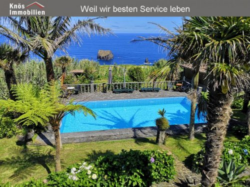 Lomba do Vasco Immobilien Neue Existenz, Azoren! Traumhafte Ferienanlage, Haupthaus + 3 Ferienhäuser, mediterraner Garten Haus kaufen