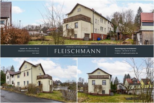 Albrechts Suche Immobilie DHH mit 197 m² & 7 Zimmern – Ihr Sanierungsprojekt in Suhl Haus kaufen