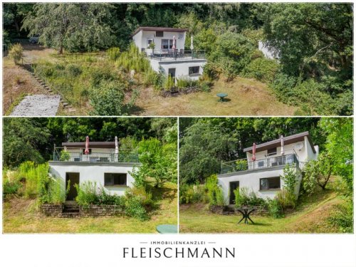 Suhl Grundstücke Freizeitgrundstück mit massiven Gartenhaus, großer Terrasse und ganzjähriger Nutzung in Südhanglage Grundstück kaufen