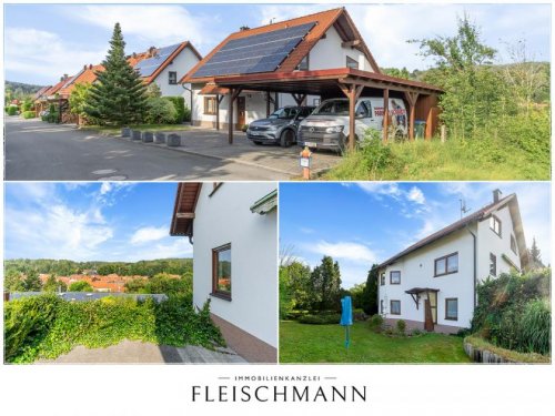 Zella-Mehlis Hausangebote Modernes Wohnen mit Einliegerwohnung, Photovoltaik und unverbaubarem Ausblick Haus kaufen