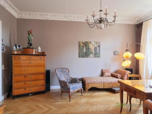 Dresden Immobilie kostenlos inserieren (EF1256_M) Dresden: Johannstadt-Nord, stilvoll möblierte Wohnung mit Parkett, Stuckdecken, Aufzug und, Balkon Wohnung mieten