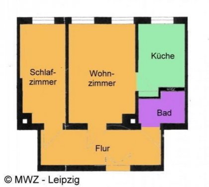 Leipzig Immobilien Gäste-Wohnung in saniertem Altbau, verkehrsgünstige Lage, Bad mit Wanne, vollmöbliert Wohnung mieten