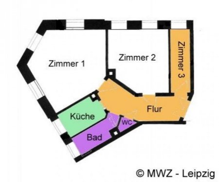 Leipzig Immo Gäste-Zimmer in saniertem Altbau, verkehrsgünstige Lage, Bad mit Wanne, vollmöbliert Wohnung mieten