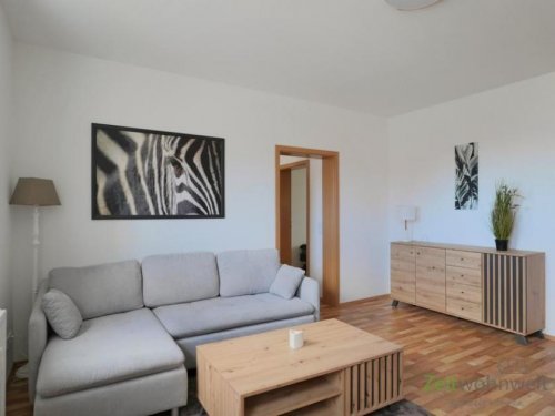 Halle (Saale) Wohnen auf Zeit (EF1221_M) Halle: Trotha, helle, neu möblierte 3-Zimmer-Wohnung mit Waschmaschine, WLAN und PKW-Stellplatz Wohnung mieten
