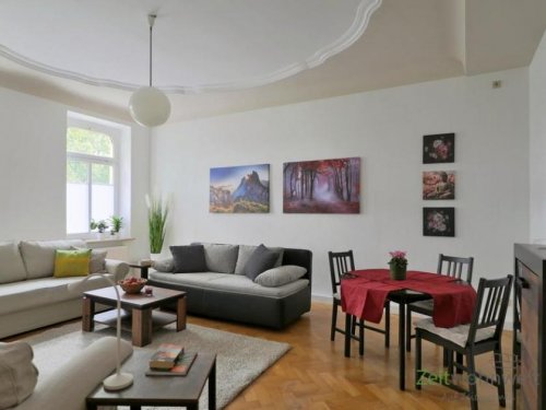 Gera Immobilien (EF1322_M) Gera: Untermhaus, möblierte Wohnung in einem Gründerzeithaus am Park am Biermannplatz, PKW-Stellplatz Wohnung