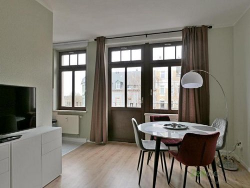 Chemnitz Terrassenwohnung (EF0243_M) Chemnitz: Sonnenberg, geschmackvoll möblierte 2-Zimmer-Wohnung mit Aufzug und Balkon, WLAN inkl Wohnung mieten