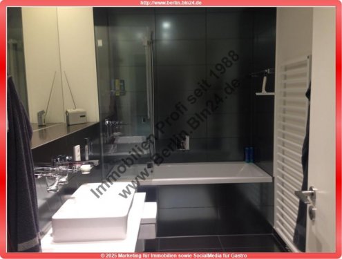 Berlin 2-Zimmer Wohnung LUXUS möblietes Appartment - Wannenbad und Terrasse super ruhig Wohnung mieten