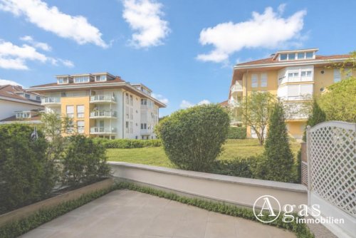 Kleinmachnow Wohnungen In Seenähe: 1-Zimmer-Erdgeschosswohnung mit 2 Terrassen und TG-Stellplatz in Kleinmachnow Wohnung mieten