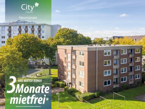 Neumünster Wohnung Altbau 3 Monate mietfrei: Frisch sanierte 2 Zimmer-Ahorn-Luxuswohnung im „City Carreé!“ Wohnung mieten
