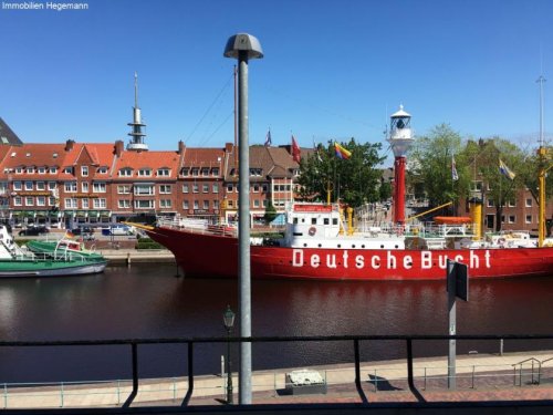 Emden Immobilien Gemütliche 3-Zimmer-Wohnung mit Blick auf den Delft Wohnung mieten