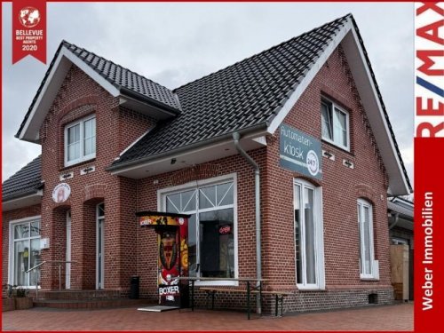 Ostrhauderfehn Günstiges Büro Kompakte Gewerbefläche mit Büro-/Verkaufsbereich in TOP LAGE von Ostrhauderfehn Gewerbe mieten