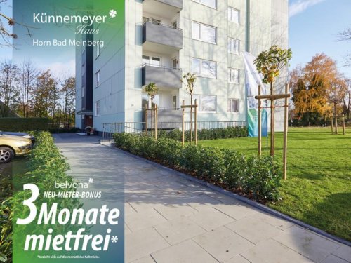 Horn-Bad Meinberg Wohnungen Künnemeyerhaus: 2 Zi- Ahorn-Luxuswohnung von belvona frisch saniert.
3 Monate sind mietfrei! Wohnung mieten