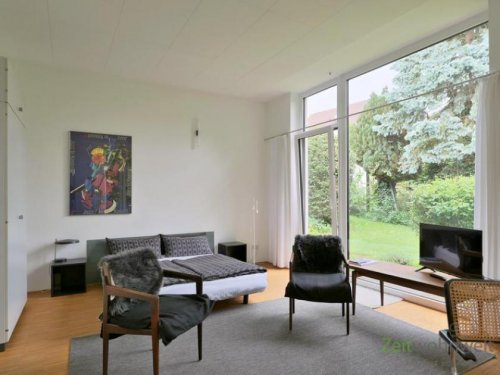 Kassel Wohnungen (EF1279_M) Kassel-Stadt: Niederzwehren, möbliertes Apartment in absolut ruhiger Lage und phantastischem Gartenausblick Wohnung
