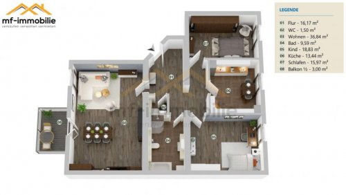 Mariental Inserate von Wohnungen 3 Zimmer, Küche, Bad in Mariental EBK kann günstig übernommen werden Wohnung mieten