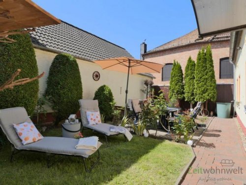 Barleben Mietwohnungen (EF1269_M) Magdeburg: Barleben, preiswerte große ruhige möblierte Wohnung mit eigener Terrasse und Garten Wohnung mieten