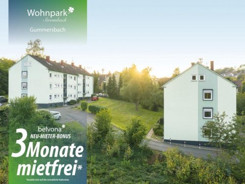 Gummersbach Immobilien 3 Monate mietfrei: Frisch sanierte 3 Zimmer-Ahorn-Luxuswohnung im Wohnpark Strombach! Wohnung mieten