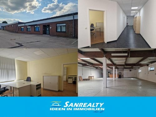 Aachen Immobilien SANREALTY | Büro- und Hallenflächen mit großem Außengelände und ausgezeichneter Sichtbarkeit in Aachen-Brand Gewerbe