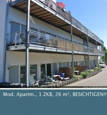 Trier Immobilien Mod. Apartm. Nähe Uni /Bhf. * 1 ZKB, ca. 26 m², ruhig & modern, 01.04.2026 Wohnung mieten