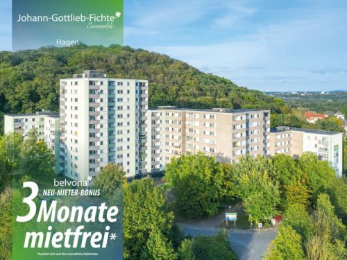 Hagen Immobilien 3 Monate mietfrei: Frisch sanierte 3 Zimmer-Ahorn-Luxuswohnung im Johann-Gottlieb-Fichte-Ensemble! Wohnung mieten