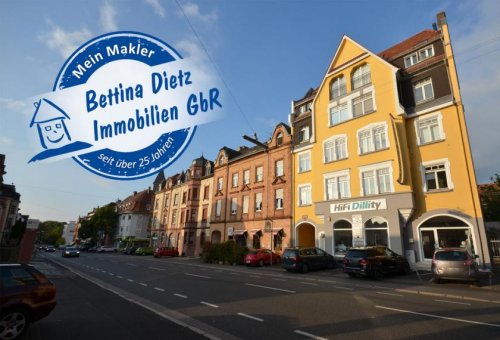 Aschaffenburg Immobilien DIETZ: Voll-möbliertes 1-Zimmer-Dachgeschosswohnung im 5. Oberrgeschoss - OHNE AUFZUG! Wohnung mieten